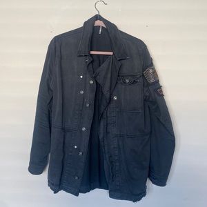 Beaded military jacket